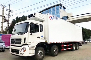 东风天龙前四后八9.6米冷藏车