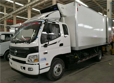 福田欧马可蓝牌活鱼运输车