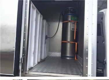福田欧马可蓝牌活鱼运输车