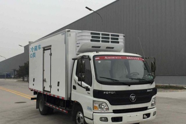 福田蓝牌鲜肉运输车