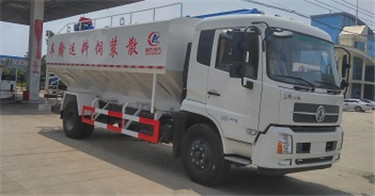 东风天锦10吨（20方）散装饲料运输车