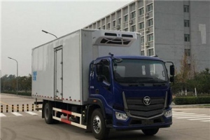 新款S5欧玛可单桥7.3米轴距9.6米冷藏车