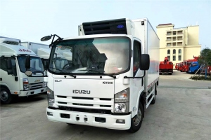 庆铃五十铃600P蓝牌冷藏车
