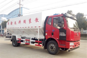 解放10吨（20方）散装饲料运输车 