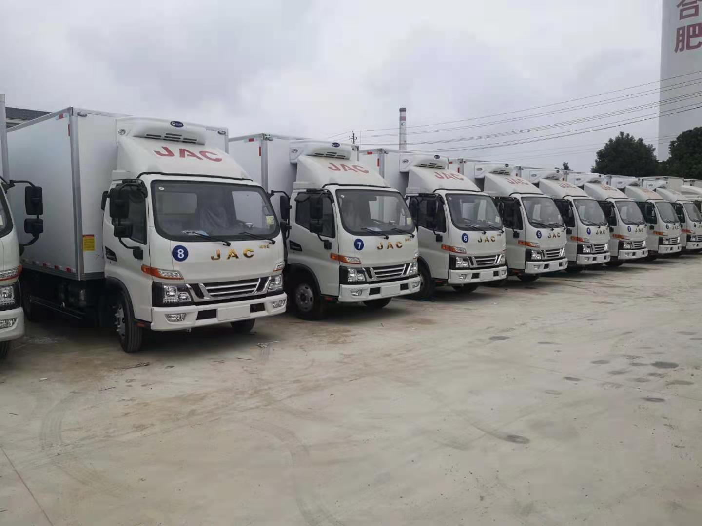 江淮帅铃E国五康明斯152马力冷藏车